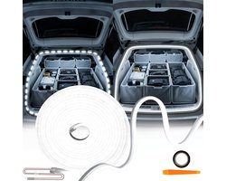 Auto Kofferbak Verlichting - LED Strip - Extra Verlichting - Waterdicht Siliconen - 20x20x2 cm - Wit