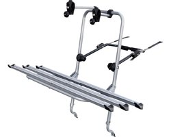 Fietsendrager 3 fietsen - Fietsdrager auto - Vervoer fietsen - Geen gereedschap nodig - 45 kg laadvermogen - Zilver