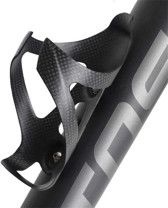 Bekerhouder -Bidonhouder-set-Bidon - Lichtgewicht- 3K Carbon Bidonhouder - Geschikt voor racefietsen, mountainbikes en gravelbikes - Matzwart - Fietsaccessoires — afbeelding 3