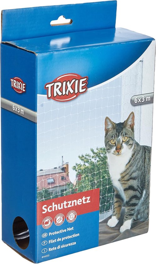 Kattenbalkonnet – 3x9 M – Zwart Nylon – Met Bevestigingsmateriaal – Anti-val Voor Balkon, Raam En Trap