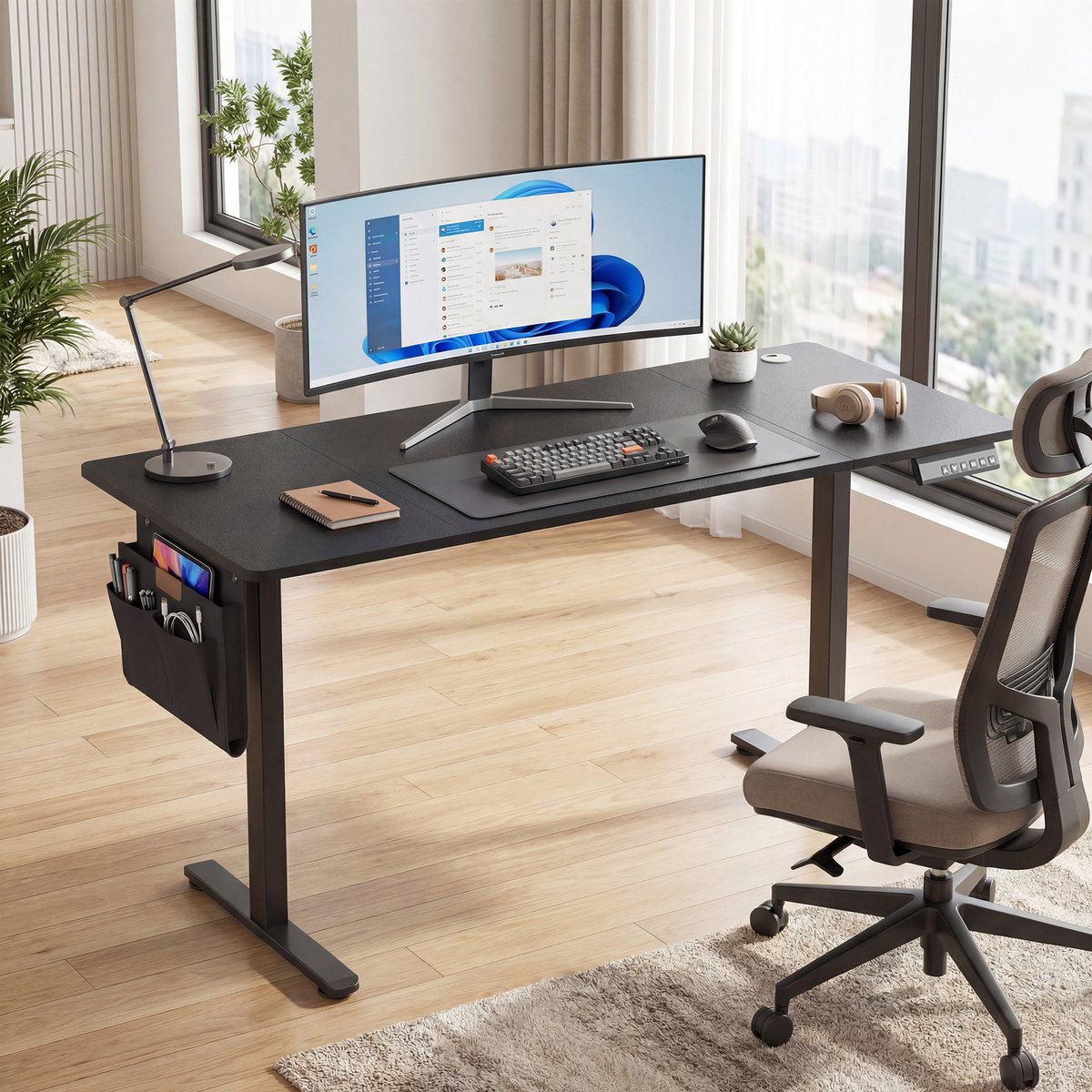 SONGMICS SONGMICS Zit-Sta Bureau - afbeelding 3