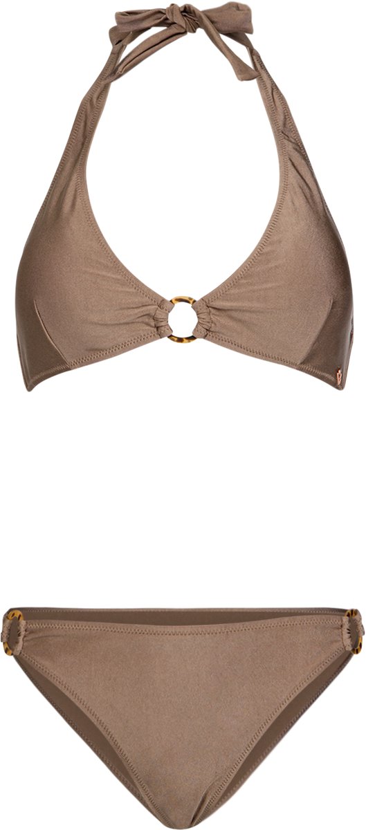 Brunotti Hollymai-Shine Bikini Set Dames Halter Bikini Set 44 Shitake