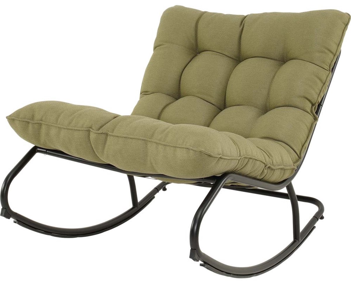 Lesli Living - Bistrostoel Zenzi - Groen - 71x115,5x73,5∕37cm