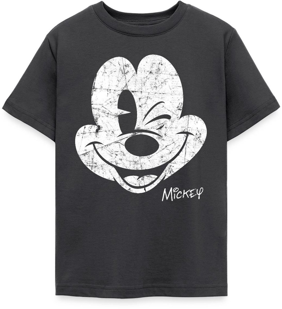 Mickey & Minnie | Retro Mickey Mouse Knipogen T-Shirt Tiener