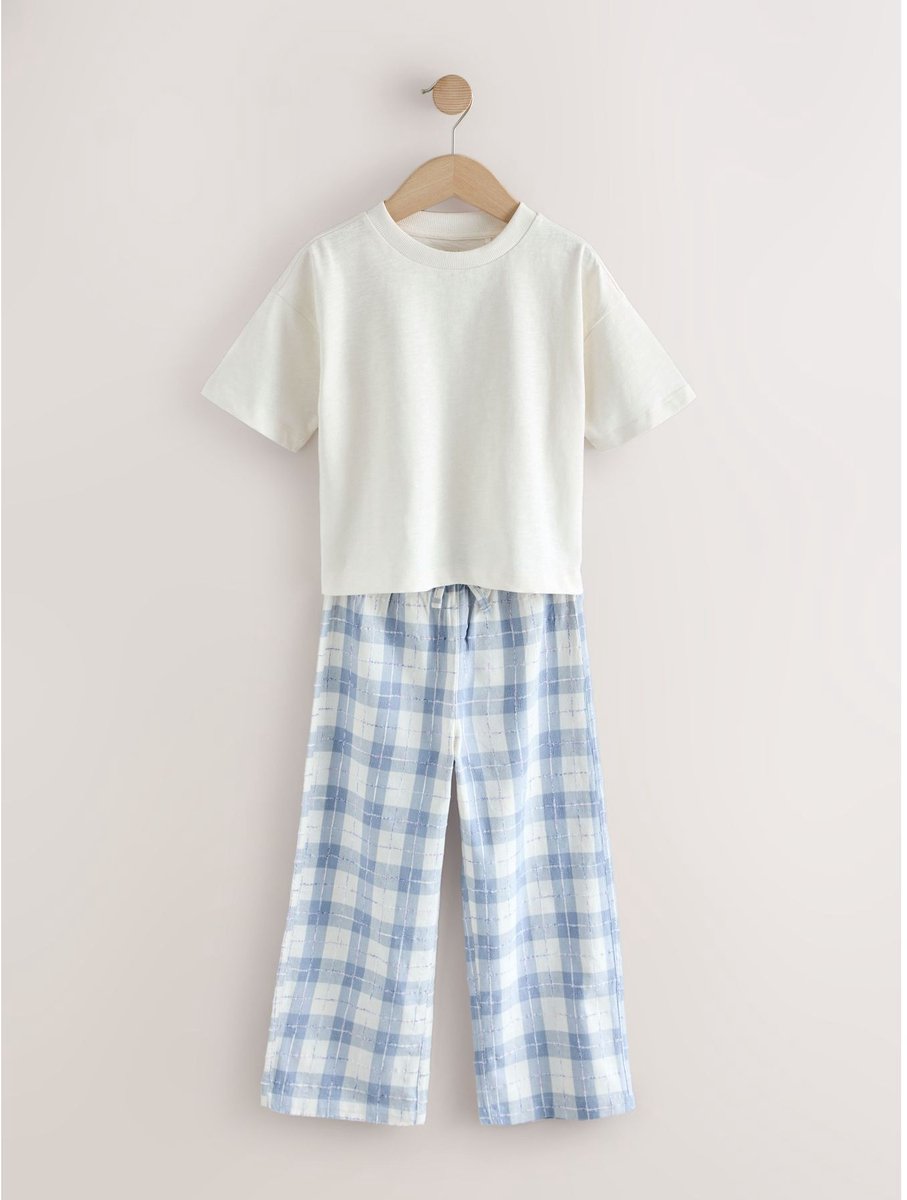 Next - Meisjes - Pyjama met wijde pijpen - Wit