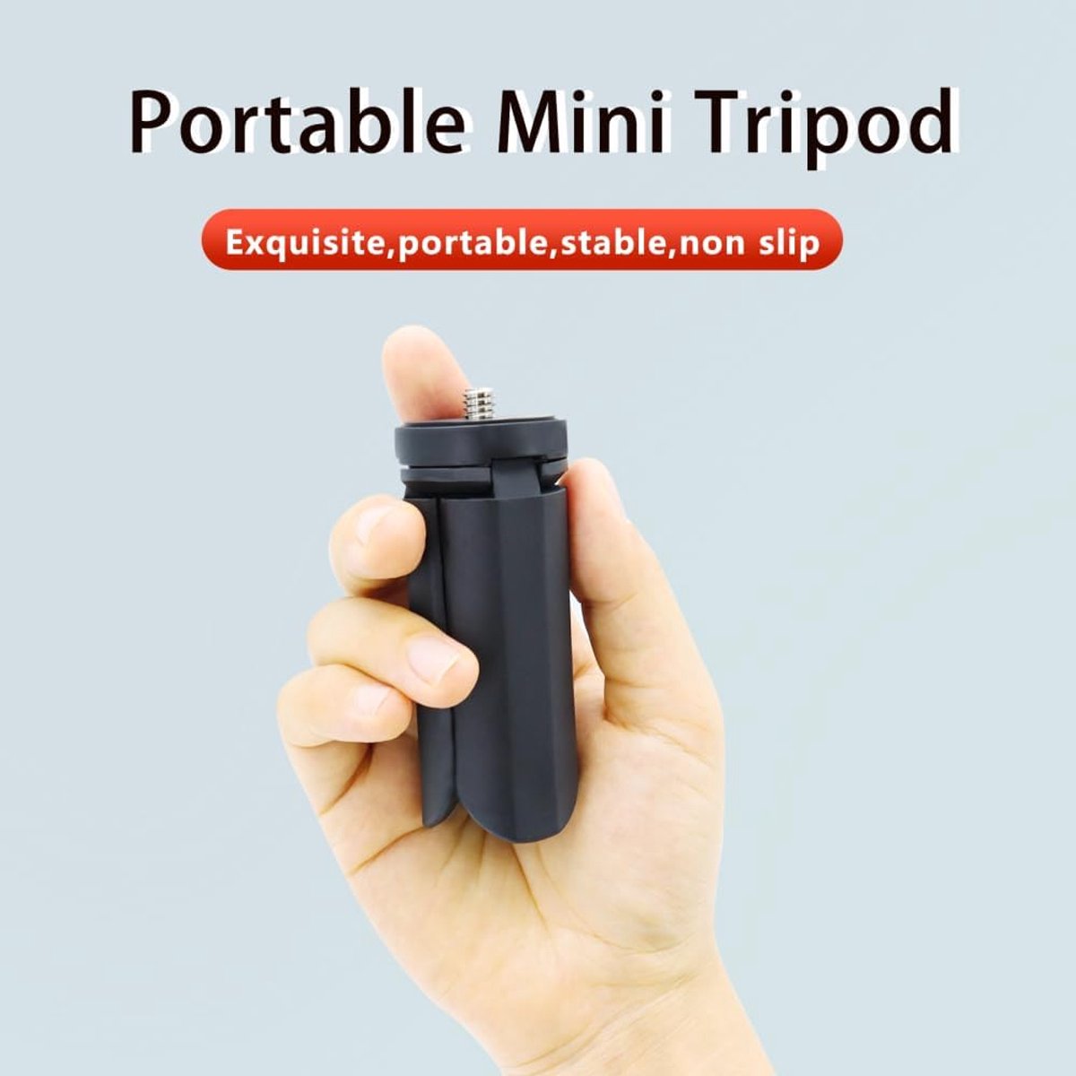 Mini Statief - Draagbare Stand - Stabiliseren Camera - Opvouwbaar Ontwerp - 8.2 cm Lengte