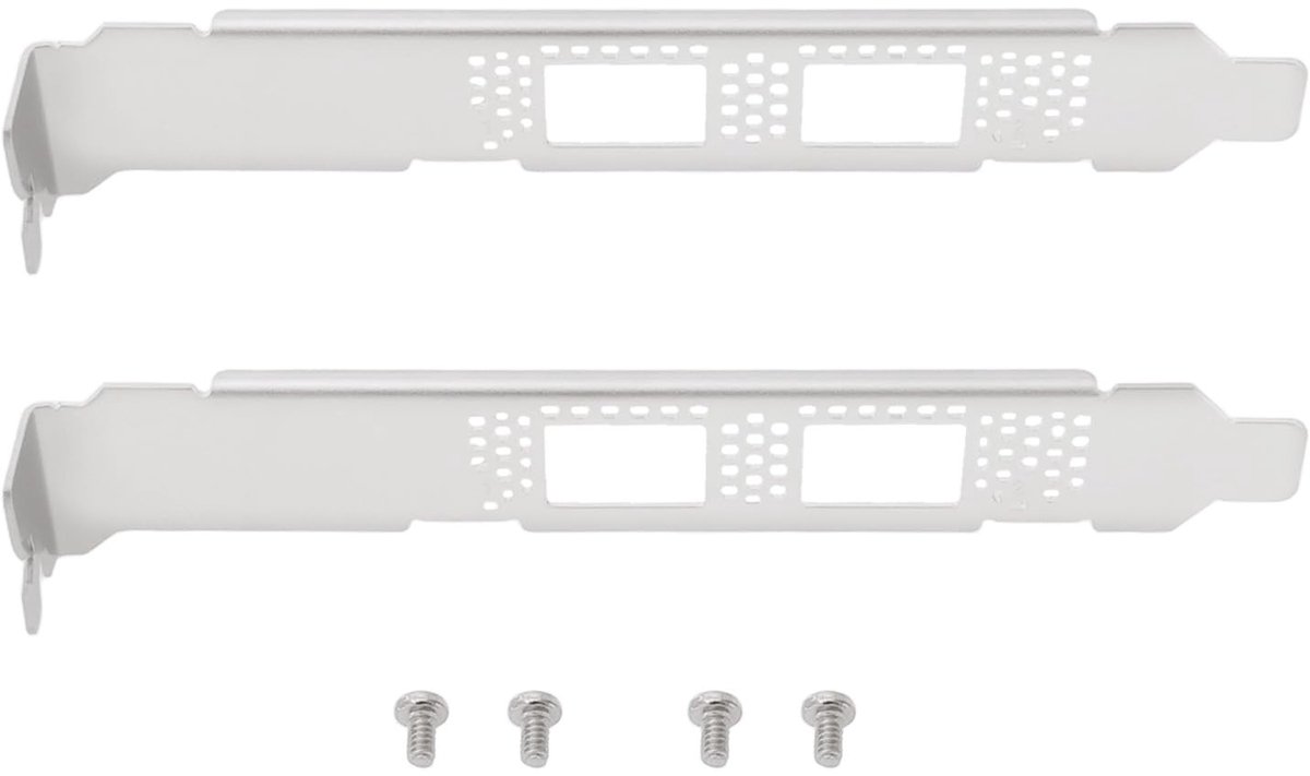 Dailygoody - Full High Bracket - 25GbE - Inclusief Schroeven - Geschikt voor Connectx-5 - Voor netwerkverbindingen - Verbeter uw connectiviteit - Makk