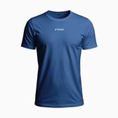 Raqa ® Padel Shirt - Bajada - Sportshirt - Tennis shirt - Heren - Sneldrogend Sportshirt - Ademend - Lichtgewicht - Normale Pasvorm - Donker blauw - L