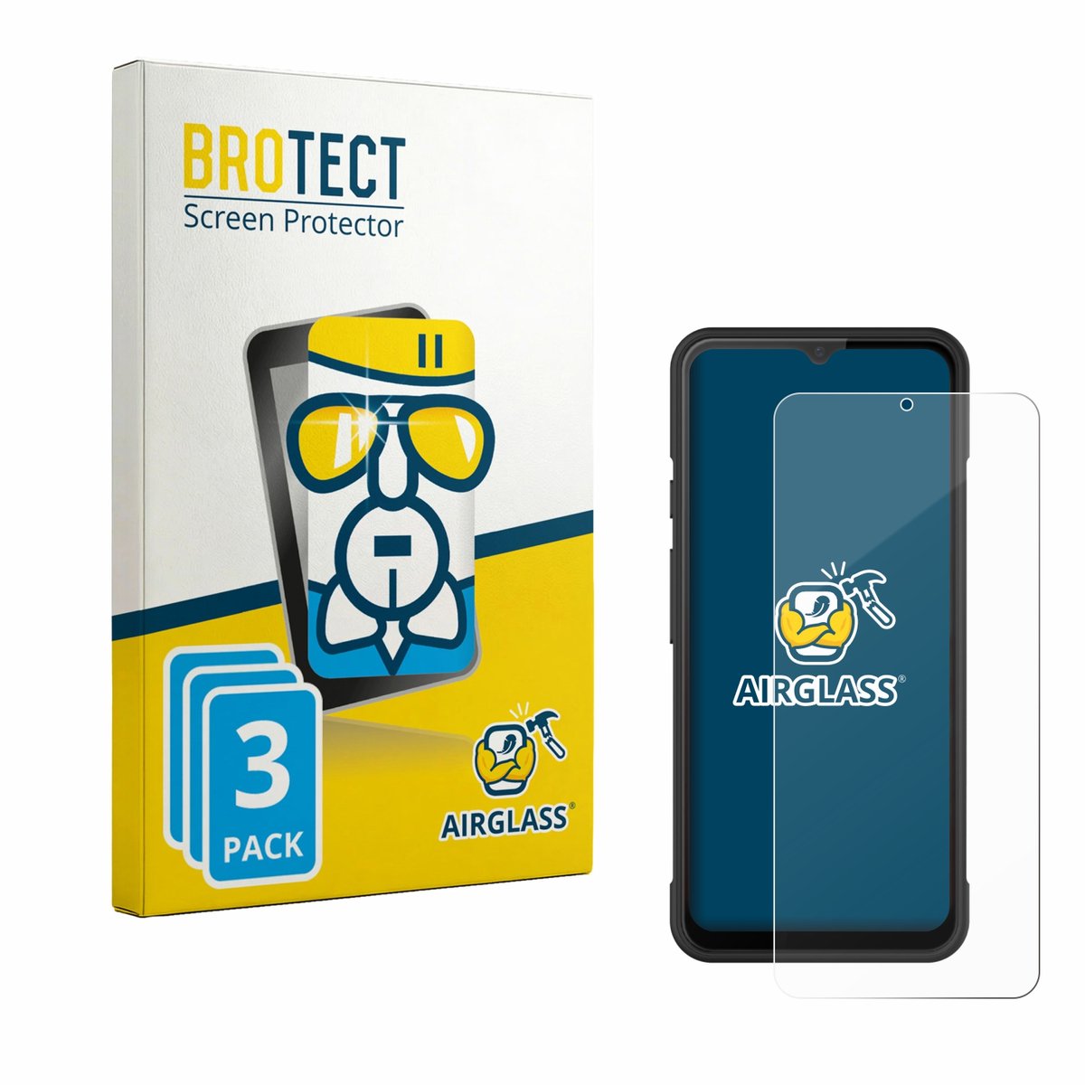 Screenprotector 3 Stuks voor iMin Swift 1 Pro Beschermglas transparant