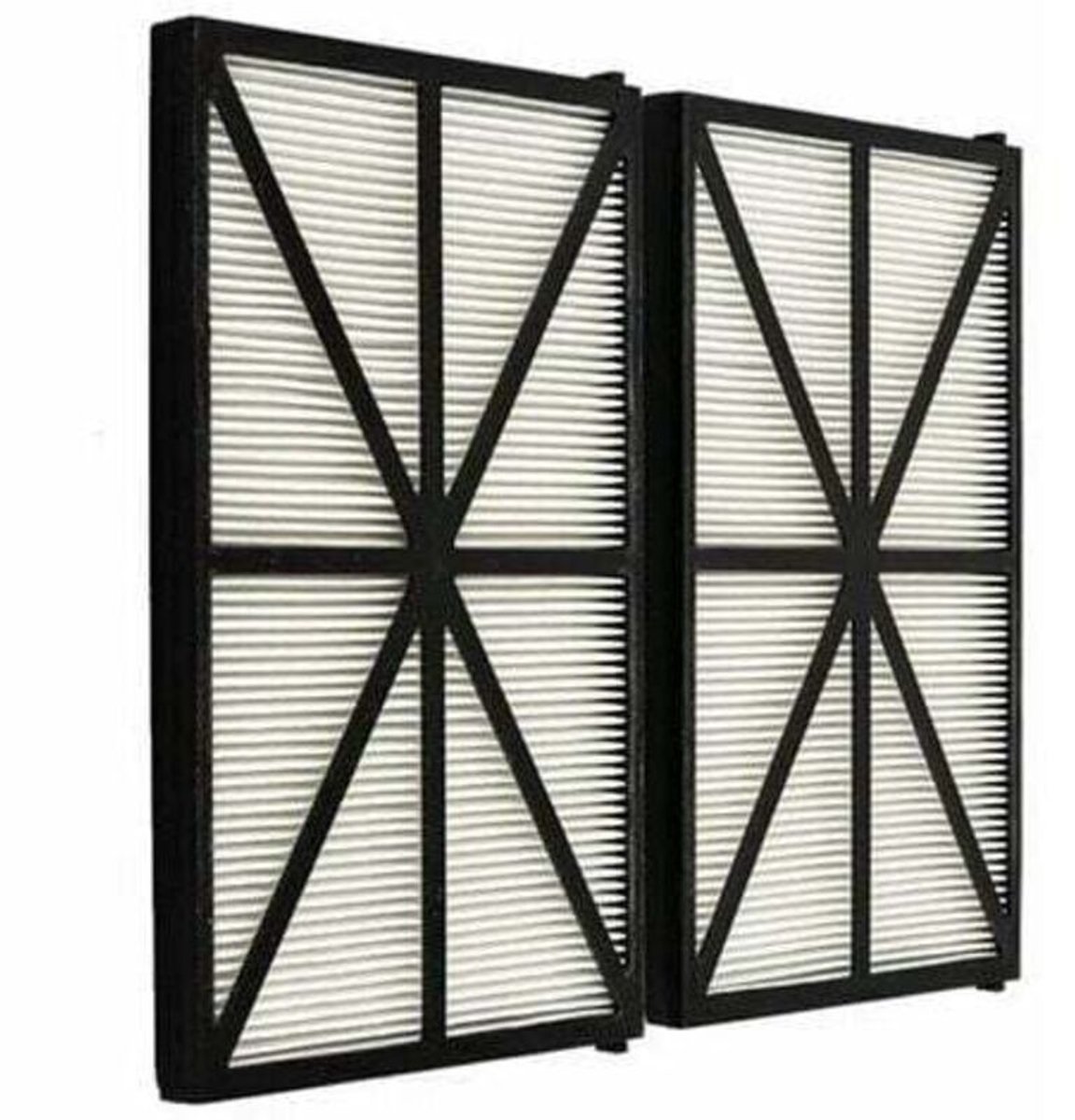 Filterpanelen geschikt voor Tiger Shark-robots (2 stuks) - RCX70101PAK2 - Zwart