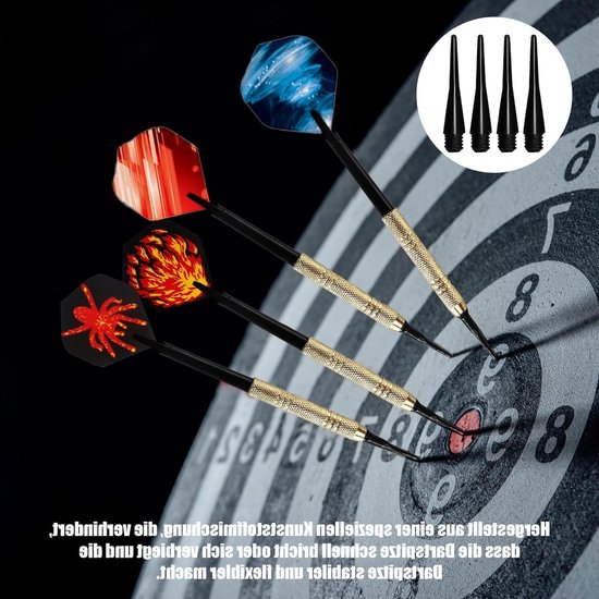 200 Stuks Plastic Dart Tips voor Soft Darts - Vervangende Punten en Reservepunten voor Dartspeelplezier — afbeelding 3