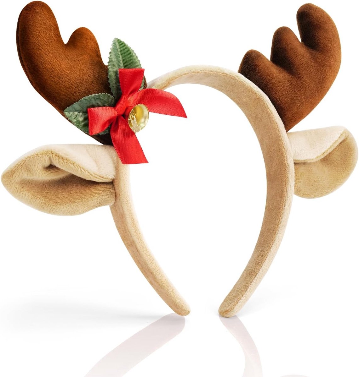Kersthoorn Diadeem met Dierenoren voor Cosplay en Feestdagen - Perfect voor Kerst en Halloween