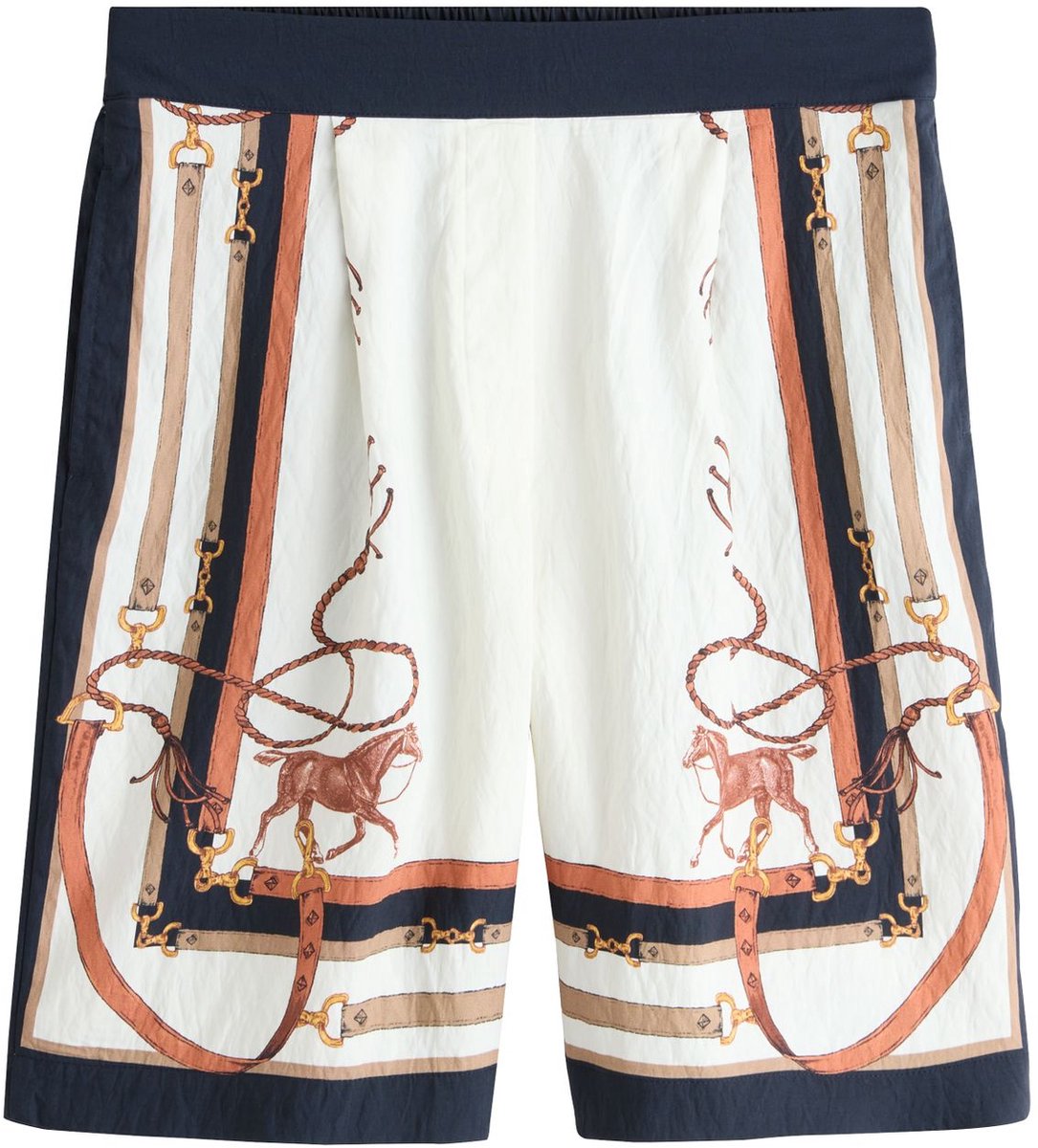 Next - Dames - Nette bermudashort - Crème