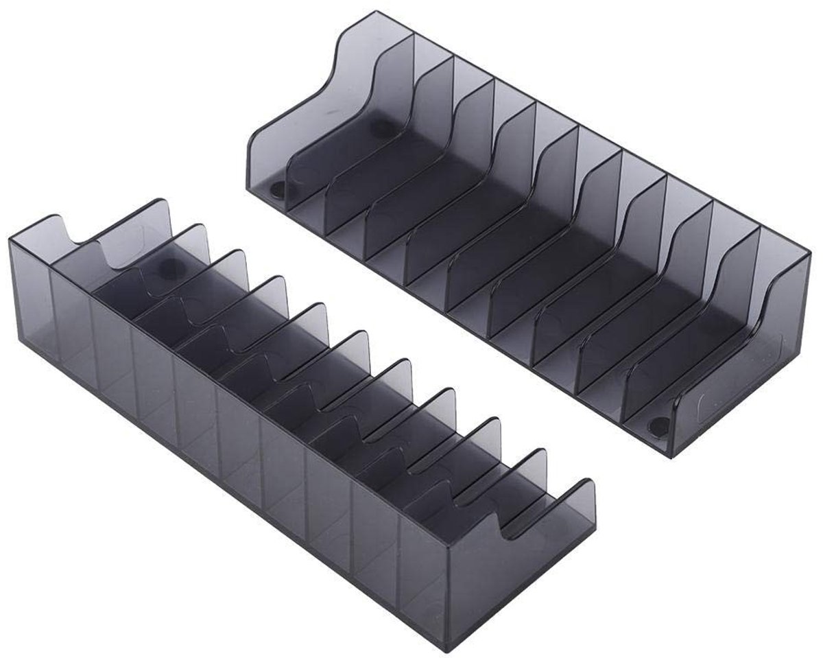 Dailygoody - Game CD Opslag - Duurzaam - Compact - Spelletjeshouder - Geschikt voor PS4/Slim/PRO - 2 Stuks