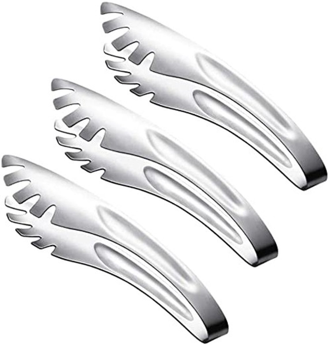 3 stuks pastatang roestvrij staal spaghetti tang eten tang serveertang S