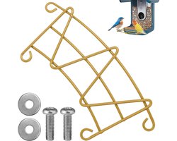 Verlengstuk voor zitstok voor vogels, metalen accessoires voor voederbakken, stabiele en duurzame vervangingsonderdelen voor een veilige vogelomgeving.