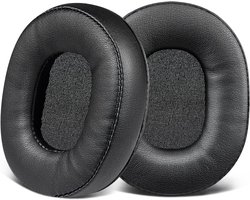 Vervangende oorkussens voor On-Ear Hoofdtelefoons, Zacht Echte Leren Oorkussens en Geheugenfoam voor Comfort en Geluidsisolatie