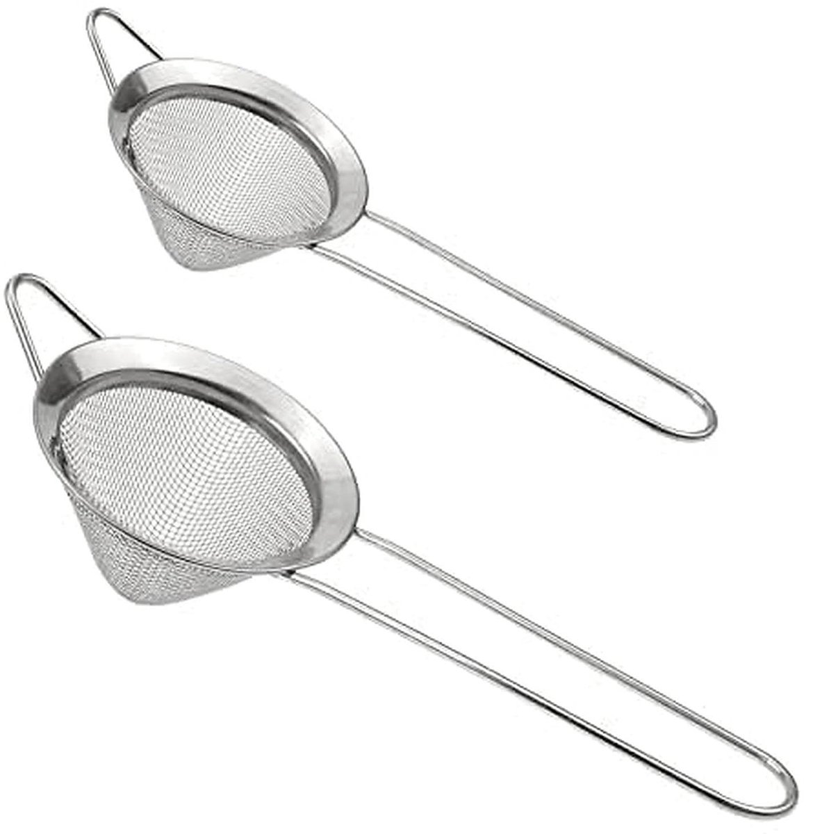 Dailygoody - Cocktail Zeef Set - Roestvrijstalen Sifters - Voor Drinken en Thee - Groot en Klein - Ideaal voor Cocktails - Vaatwasserbestendig