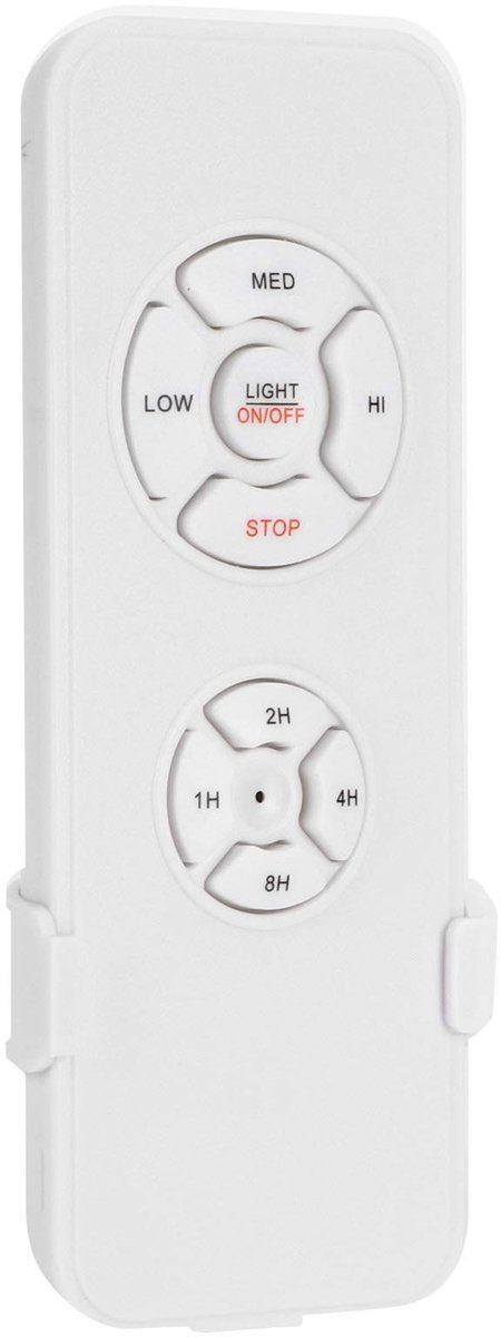 Dailygoody - 220V plafondventilatorlamp - afstandsbediening - slimme bediening - wit - draadloos - perfect voor woonkamers - energiezuinig