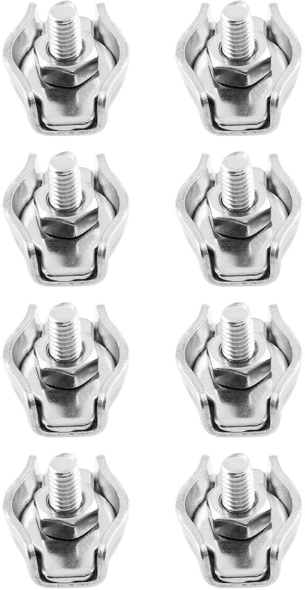 Dailygoody - Kabelbinders - Roestvrij Staal - Duurzaam en Sterk - M3 Formaat - Bevestigen van Kabels - 8 Stuks - Geschikt voor Diverse Toepassingen