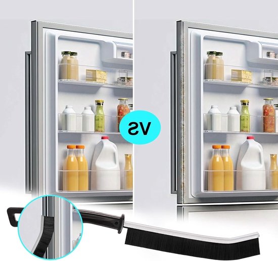 3-Pack Voegenreinigingsborstel met Harde Haren - Hoekborstel voor Badkamer, Keuken, Tegels en Ramen (Zwart) — afbeelding 5