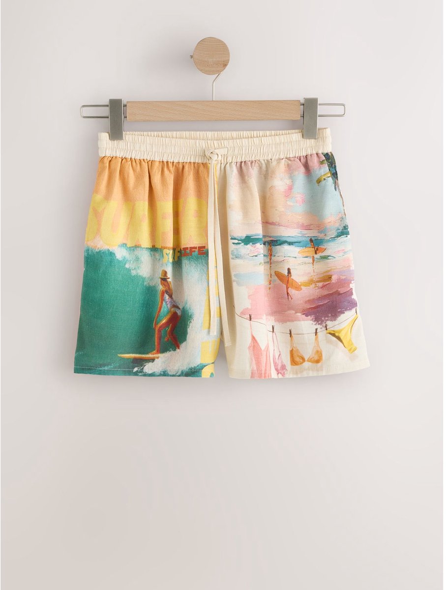 Next - Dames - Shorts met elastische tailleband - Roze