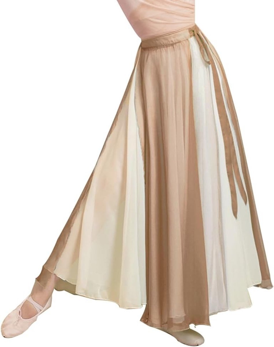 Chiffon Belly Dancing Rok voor Vrouwen - Professionele Maxi Rok voor Buikdans Performances en Podiumshows, Ideaal voor Dansoutfits en Evenementen