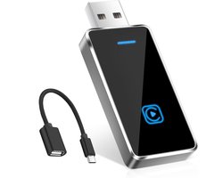 Aura® Carplay dongle - Android Auto Dongle - Carlinkit - Zwart - 13cm x 10cm x 2cm; 50 g