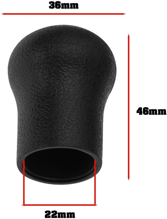 Dailygoody - Hengel Uiteindkappen - PVC Bescherming - Zwart - Voor Hengel Reparaties - DIY Hengel Uiteinden - 2 Stuks — afbeelding 3