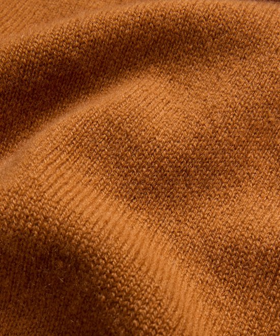 FALKE Luxury Classic Rollneck hoge kwaliteit elegant kasjmier coltrui heren bruin - maat M