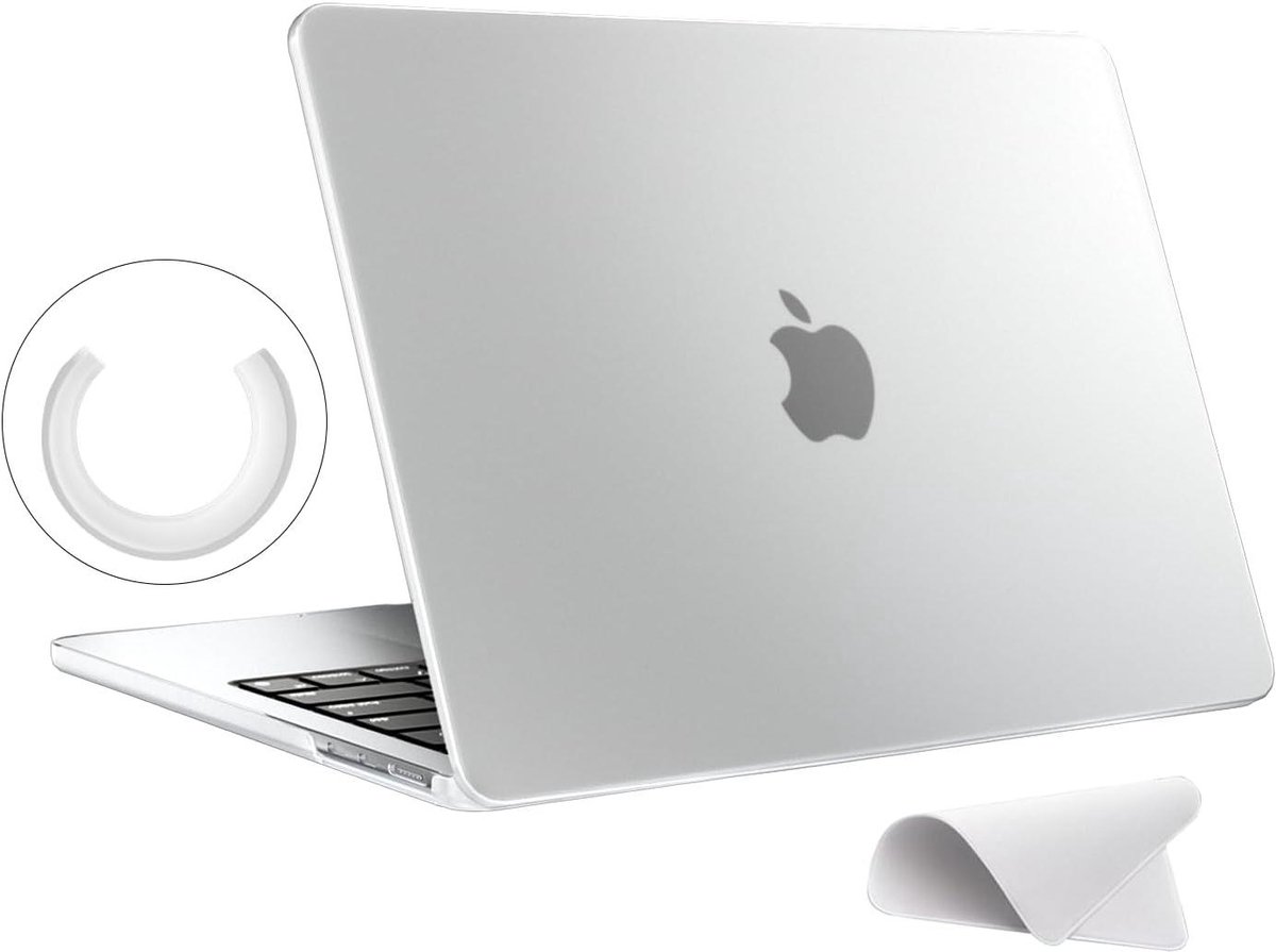 Laptop Hoes - Beschermhoes - Dagelijks Gebruik - Flexibel PP Materiaal - 15 inch - Mat Transparant
