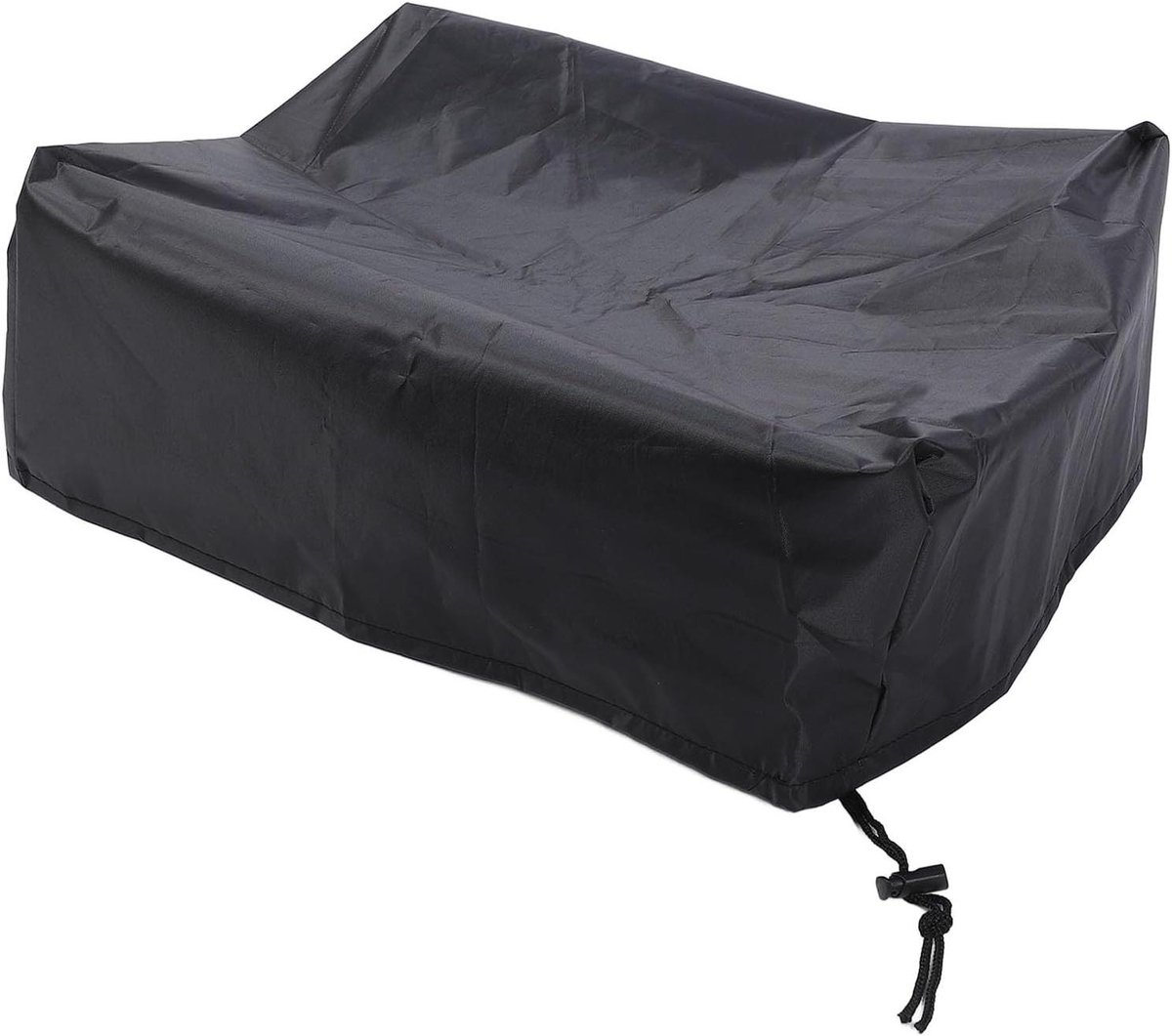 Draaiafel Beschermhoes - Platenspeler Cover - Stofvrij Houden - Waterafstotend Oxford - 46.5 x 35.5 cm - Zwart