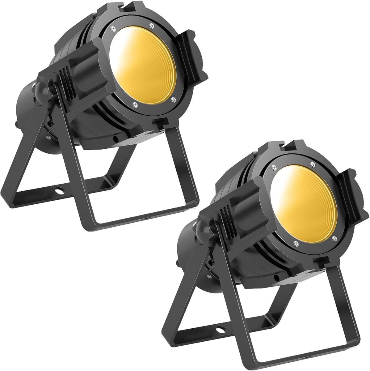 Discolamp - Podiumlicht - Feestverlichting - Koud Warm Wit - 80 Watt - Zwart