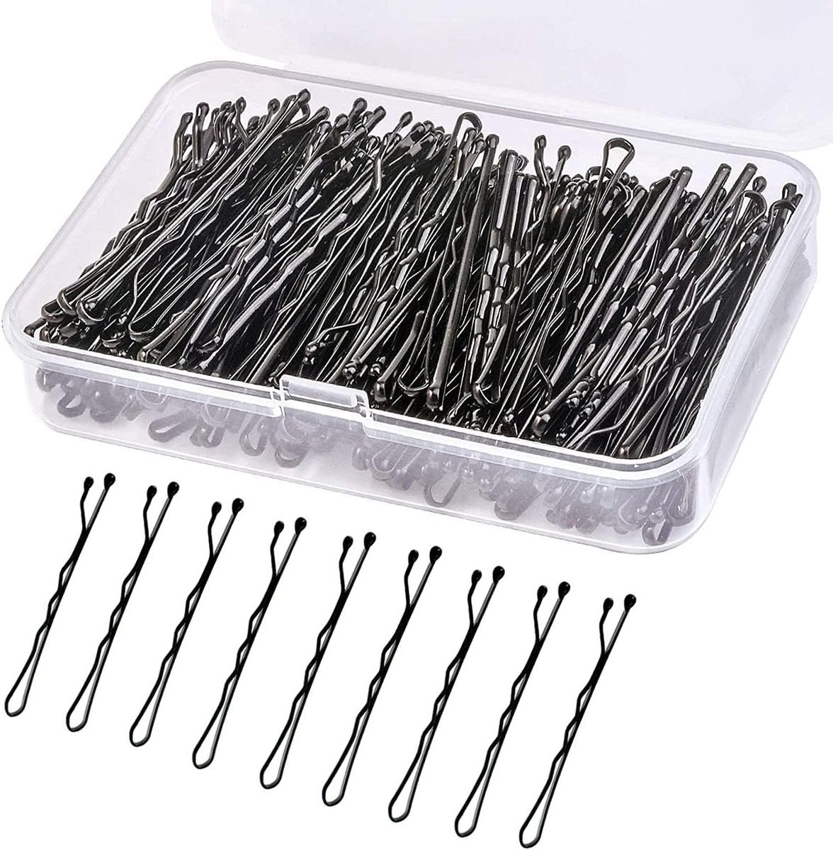 Haarspelden Set - Bobby Pins - Haar Styling - Golfvormig Ontwerp - 150 Stuks - Zwart