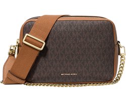 Michael Kors Bryant Crossbodytas Kleine Dames - Imitatieleer - Bruin AcDonker Groenn