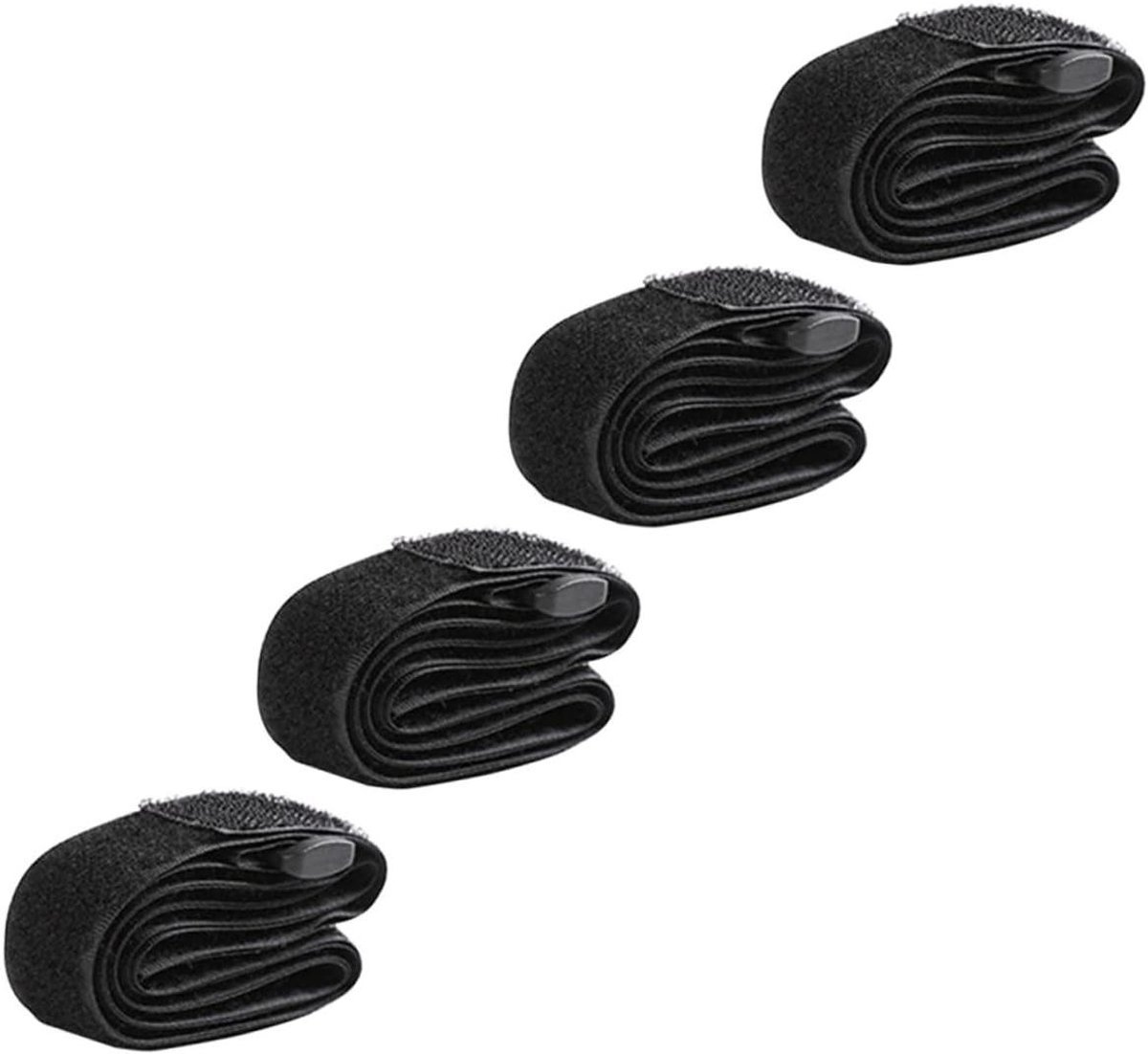Bagageriemen - Spanbanden Bundelbanden - Bagage Vastzetten - Duurzaam Polyester - 115 x 2.5 cm - Zwart