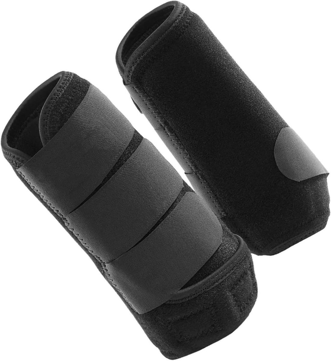 Paardrijbeenbeschermers - Paardensportuitrusting Beenstukken - Paardrijden Ondersteuning - Schokabsorberend Neopreen - 31 cm Hoog - As described