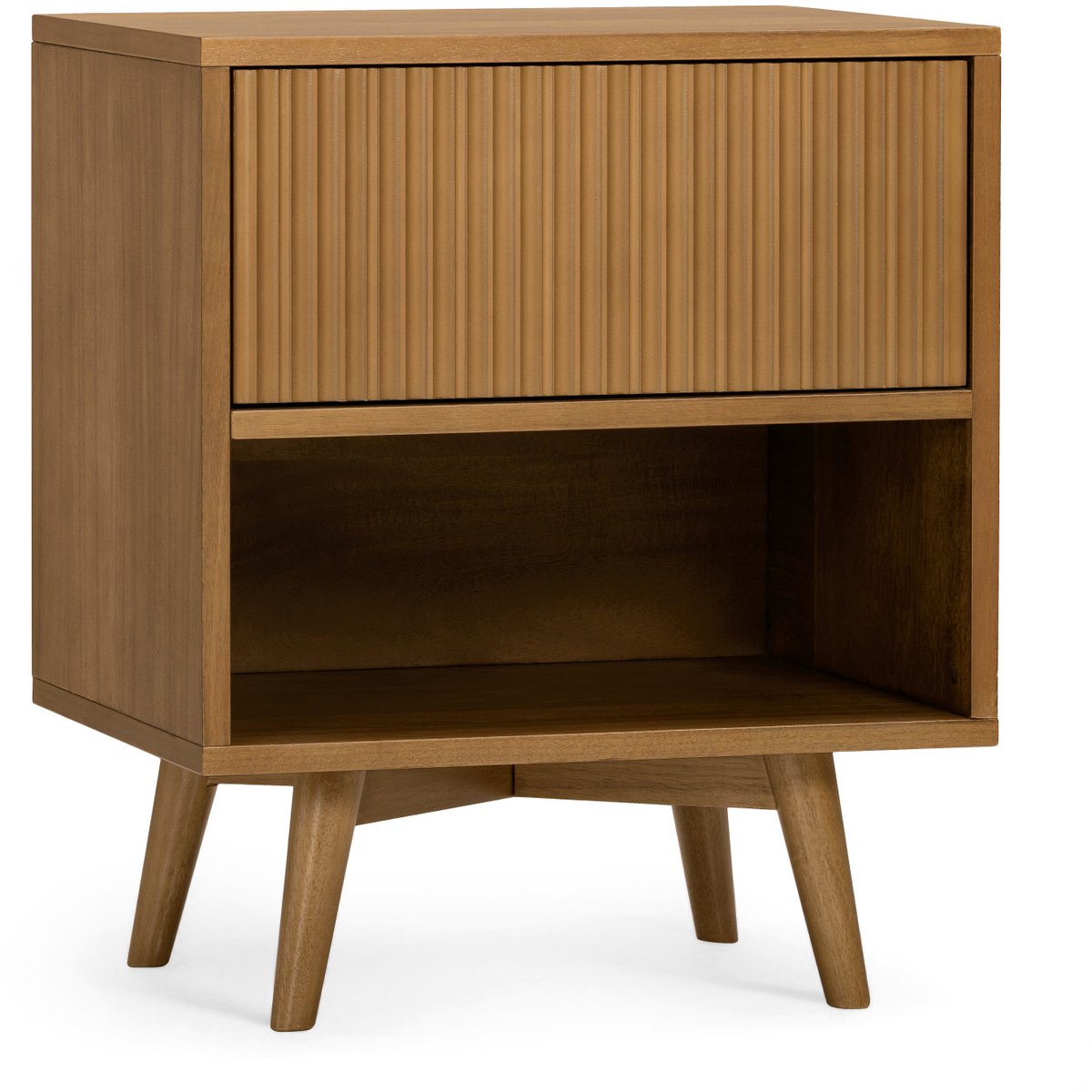 Teamson Home Tremolo Nachtkastje - Slaapkamer Opbergruimte - 51 cm Breed - Natuurlijk