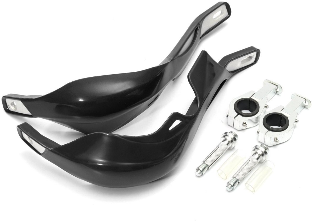 Stuur Handguard Hand Guard voor Motorfiets - Handbescherming - Zwart - Vermindert Vermoeidheid - Universeel - Bescherming tegen Weerselem