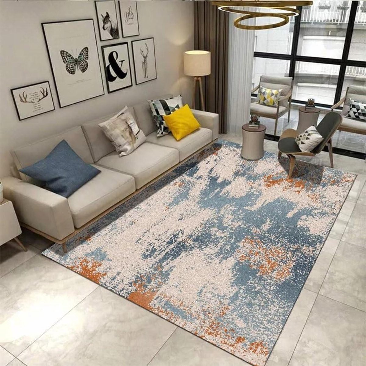 Woonkamer Tapijt - Zachte Vloerbedekking - Interieur Decoratie - Vlekbestendig Gemakkelijk