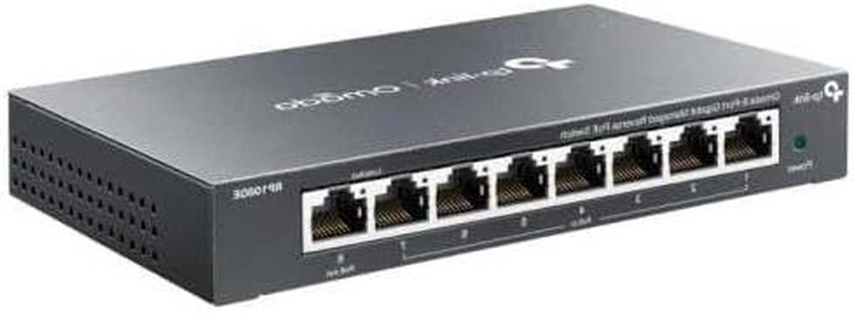 Netwerk Switch - PoE Switch - Netwerk Uitbreiding - Meerdere Gigabit Poorten - 8 Poorten - Origineel