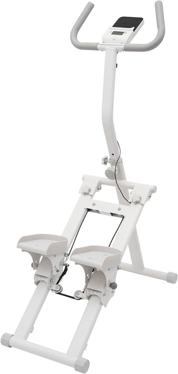 Trappenklimmer Thuis - Verticale Trainer - Full Body Workout - Inklapbaar Ontwerp - 120 kg Capaciteit - Wit