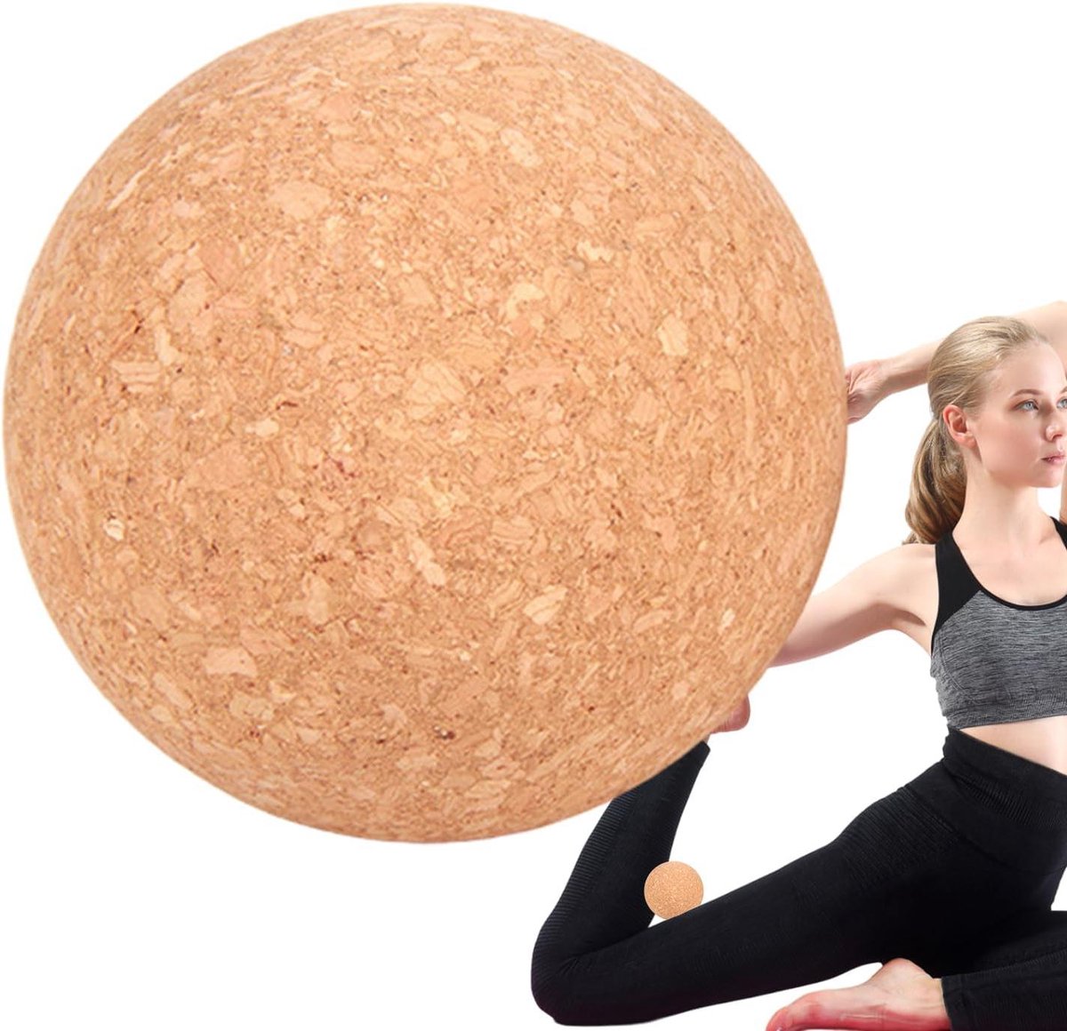 Massagebal Therapie - Spierontspanning Bal - Triggerpunt Massage - Natuurlijk Materiaal - 6 8 10 cm - Niet gespecificeerd
