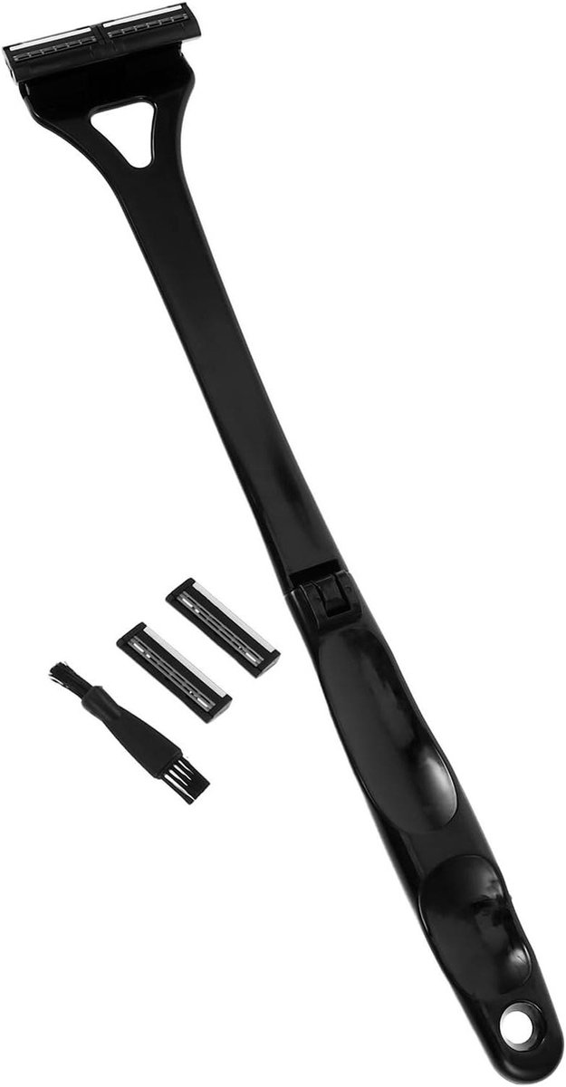 Body Shaver Mannen - Haarverwijderaar - Lichaamshaar Trimmen - Verstelbare Hoek - 45 cm - Zwart
