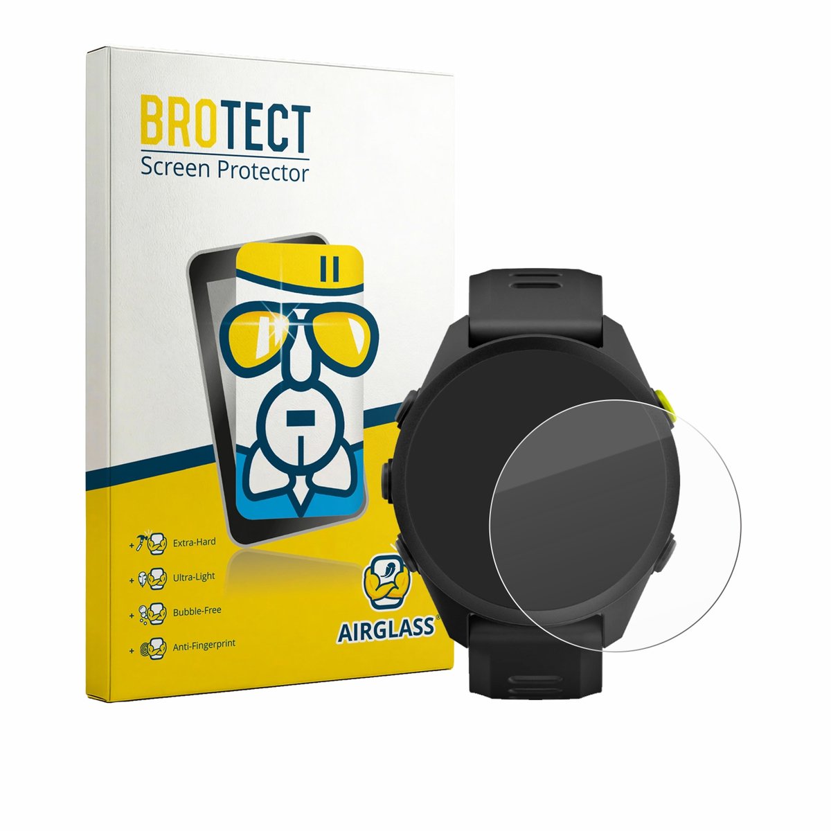 Screenprotector voor Garmin Forerunner 70 Beschermglas transparant