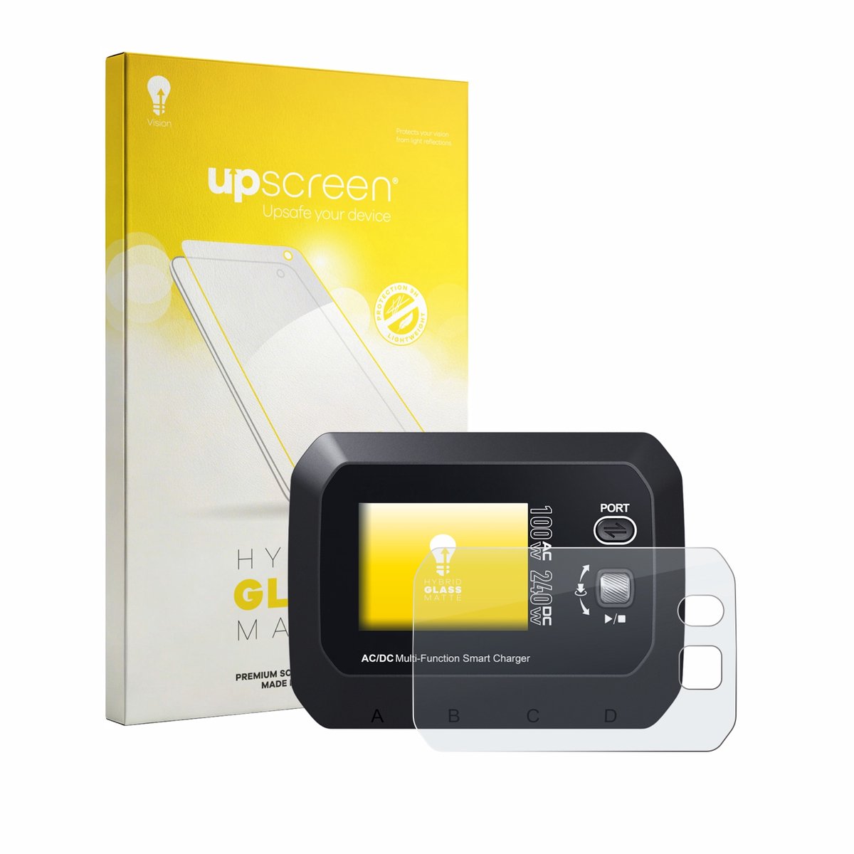 upscreen - Screenprotector voor SkyRc Q100 Neo - Folie Beschermfolie Beschermglas matte