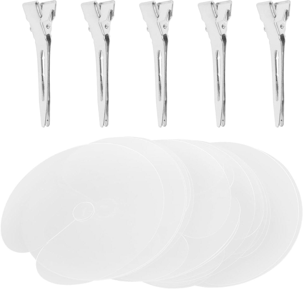 Hittebeschermers voor Haarextensies - Haarclips Hitte Schild - Haar Stylen - Minimaliseert Hitteschade - 5.5 x 5.5 cm - Diverse kleuren