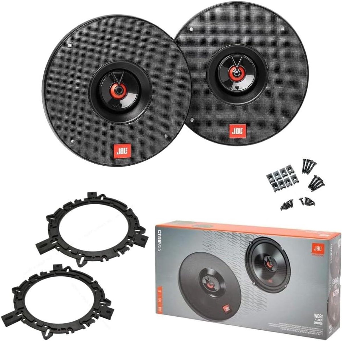 Coaxiale Luidsprekers - Auto Speakers - Muziek Luisteren - 2-Weg Systeem - 16 cm - Zwart