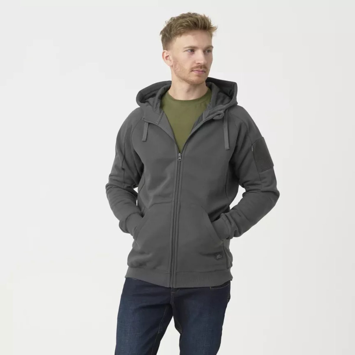 Helikon-Tex Urban Hoodie Lite Full Zip Grijs