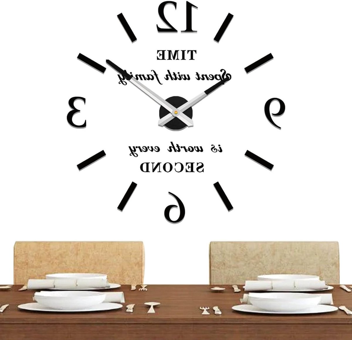 Moderne grote wandklokken voor de woonkamer - Stijlvolle decoratie en tijdsweergave
